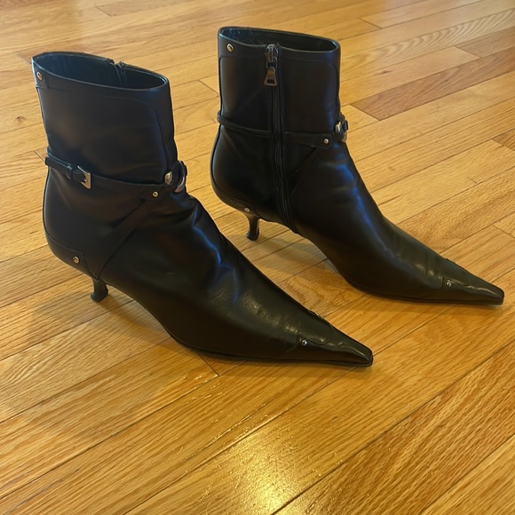 Prada Cowboy Boot Kitten Heel. - Picture 2 of 8